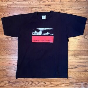 Vintage Alore “One Nation Under Surveillance” Single Stitch Men’s Size Large